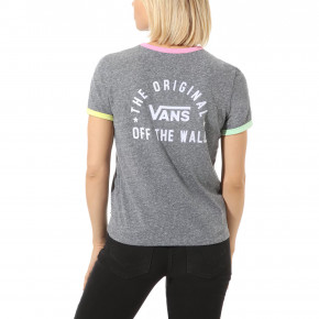 Přejít na produkt Tričko Vans Rally Bell grey heather/fuchsia pink 2020