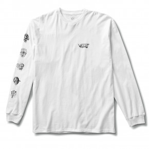 Go to the product T-shirt Vans Rowan Zorilla Faces Ls white 2020