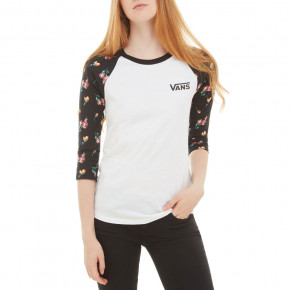 Přejít na produkt Tričko Vans Satin Floral Raglan black/satin floral 2019