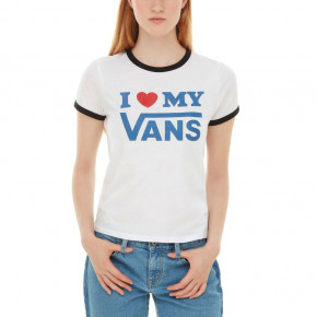 Go to the product T-shirt Vans Vans Love Ringer white/black 2019