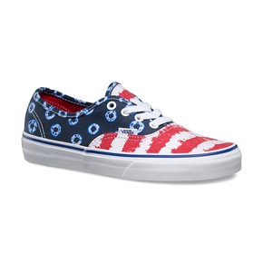 Přejít na produkt Tenisky Vans Authentic dyed dots stripes blue/red 2016