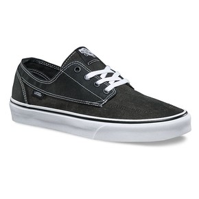 Přejít na produkt Tenisky Vans Brigata washed canvas pirate black/white 2017