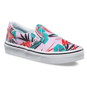 Přejít na produkt Tenisky Vans Classic Slip-On Kids tropical leaves pink 2017