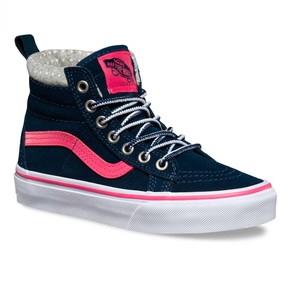 Přejít na produkt Zimní boty Vans Sk8-Hi Mte navy/pink 2016
