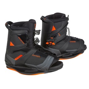 Přejít na produkt Vázání Ronix Network space black/electric orange 2017
