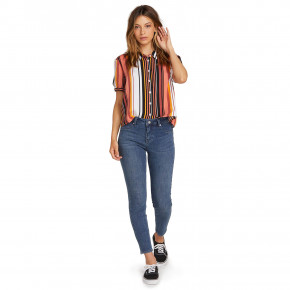 Přejít na produkt Jeansy Volcom Liberator Legging retro blue 2019