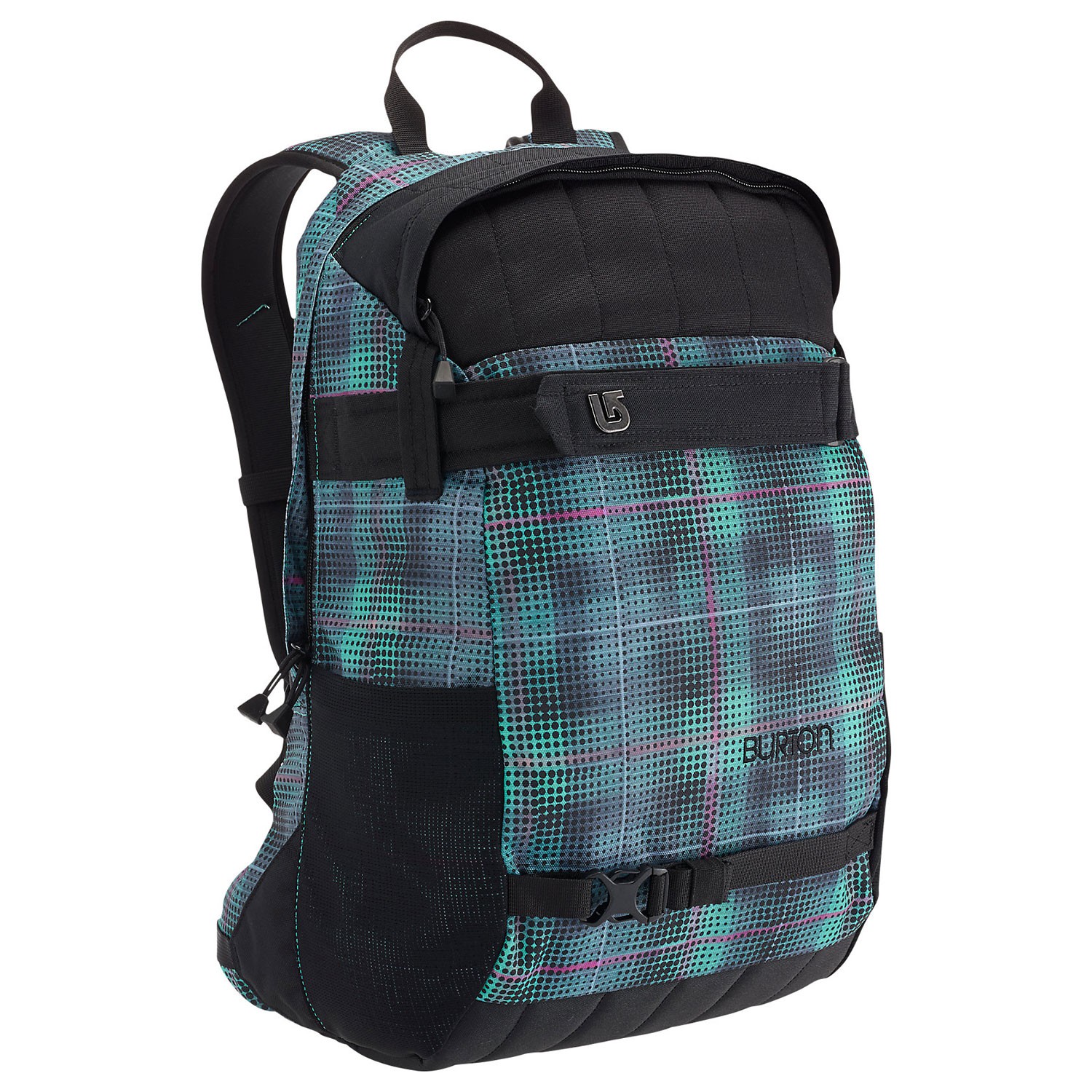 burton plaid backpack