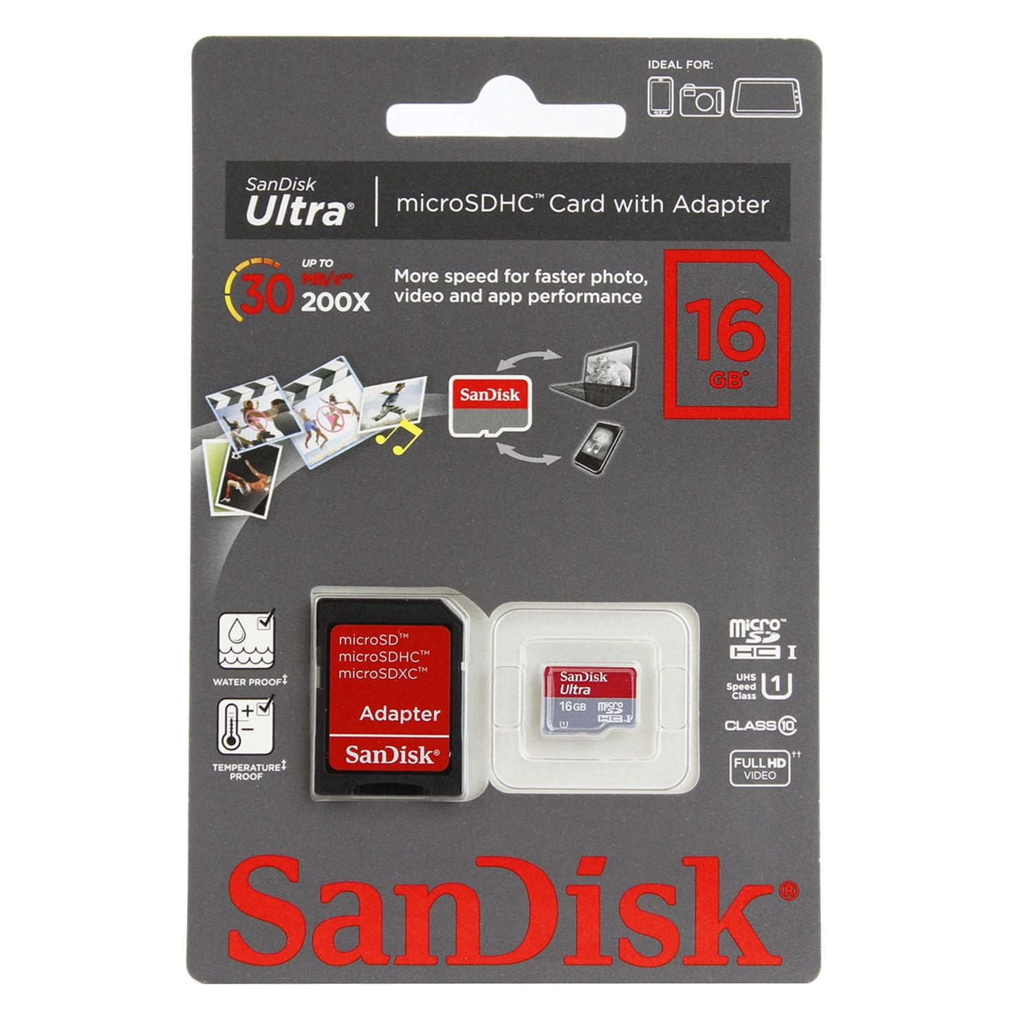 Sandisk microSDHC Ultra 16GB | Snowboard Zezula