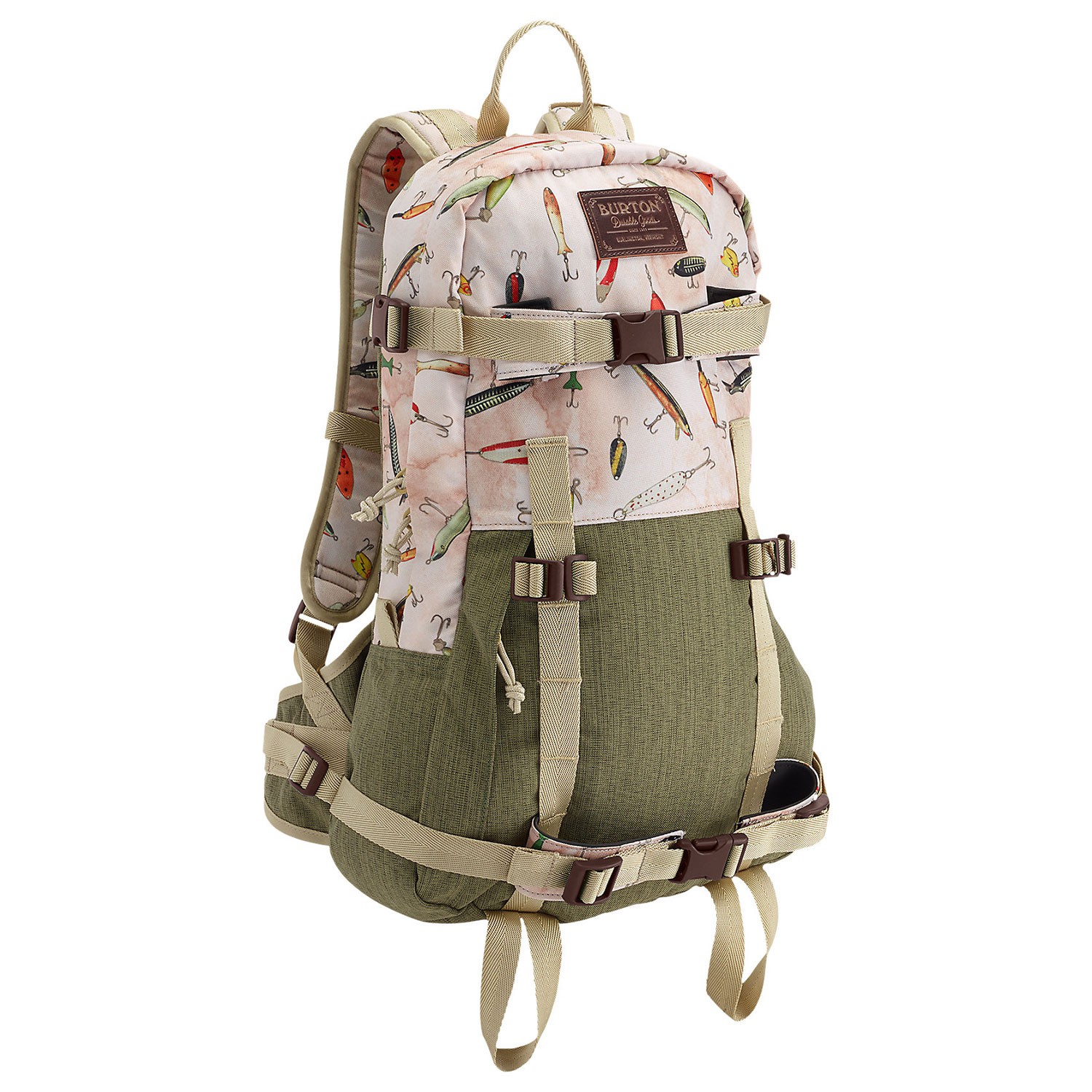 burton fishing lure backpack