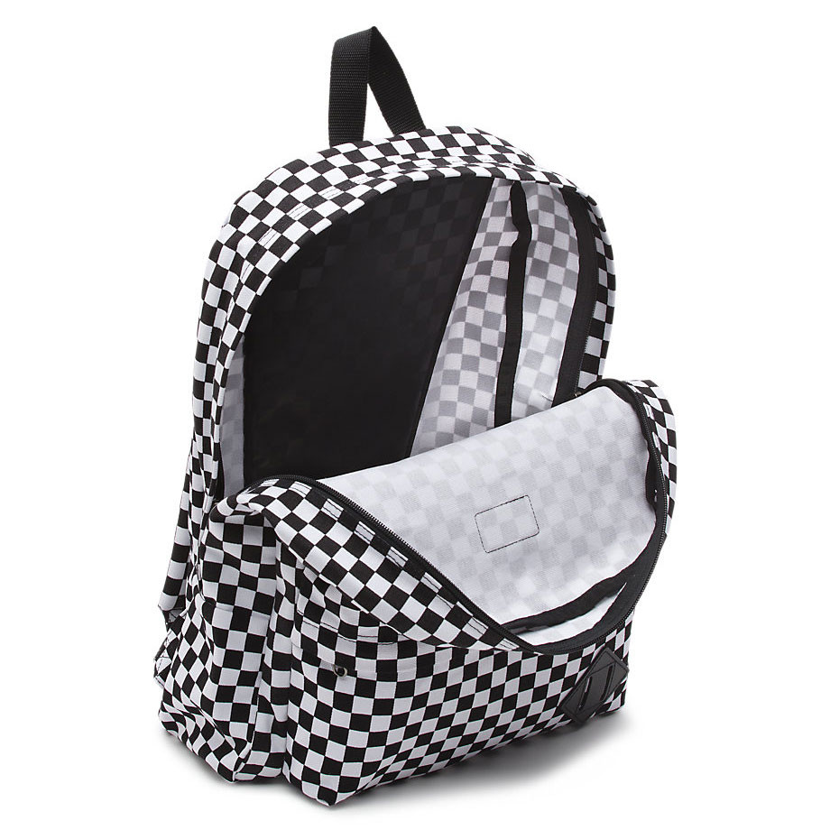 vans old skool ii black & white backpack