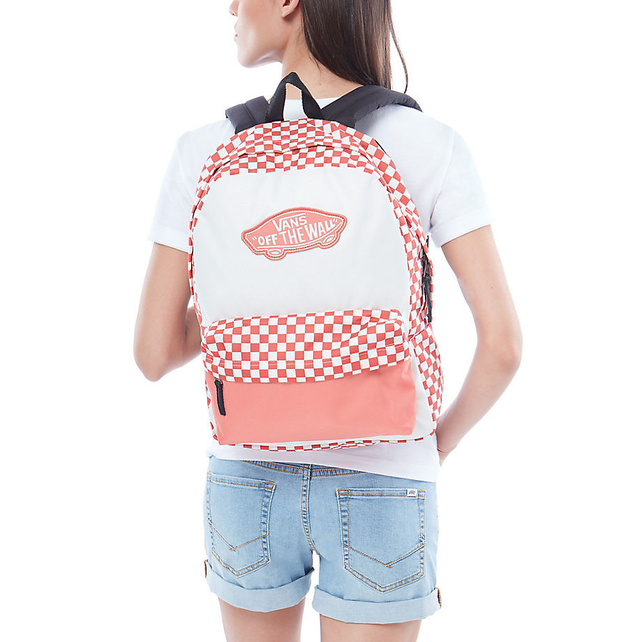 vans backpack coral