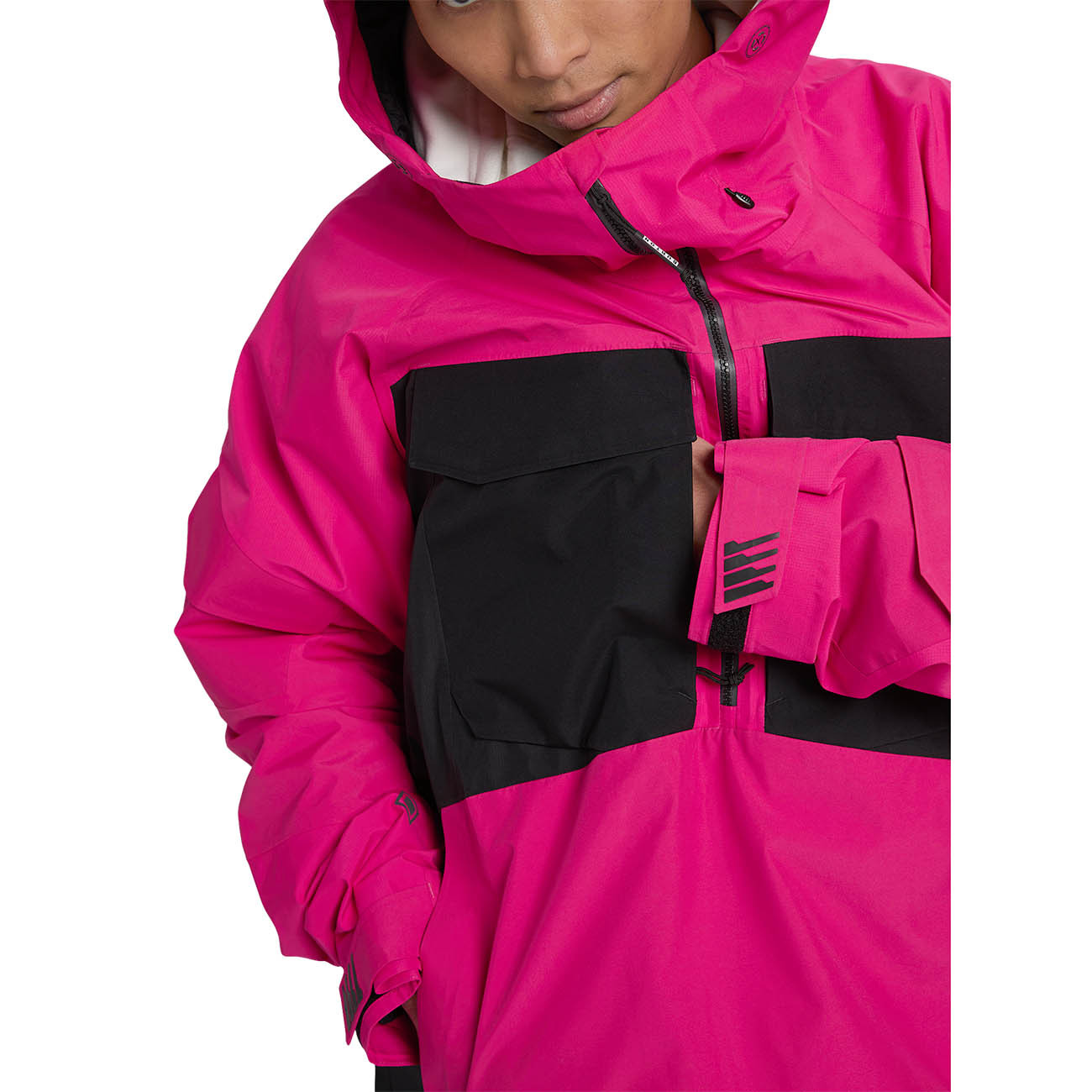 Jacket Burton Gore Banshey Anorak punchy pink/true black | Snowboard Zezula