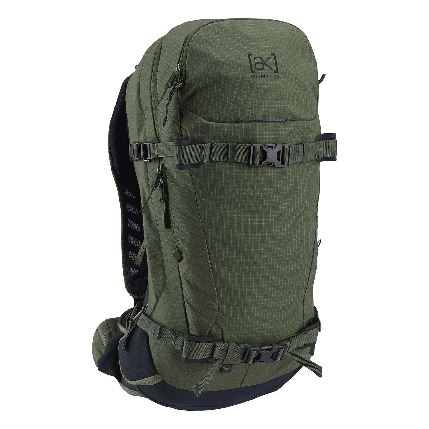 Burton Ak Incline 20L rifle green ripstop Snowboard Zezula