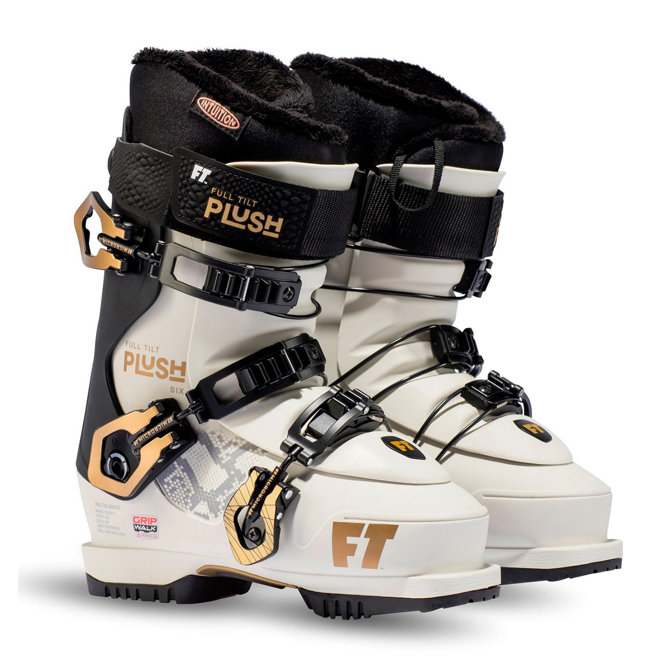 Full Tilt Plush 6 Grip Walk beige/black Snowboard Zezula