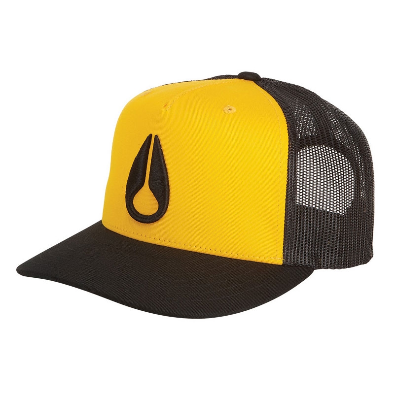 yellow trucker cap