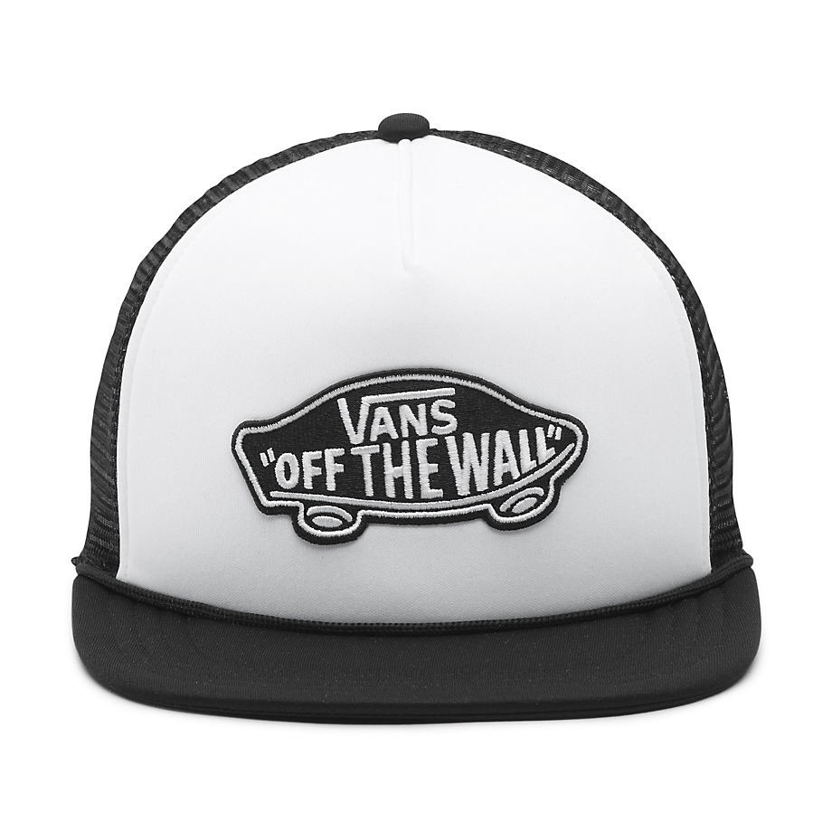 black and white vans hat