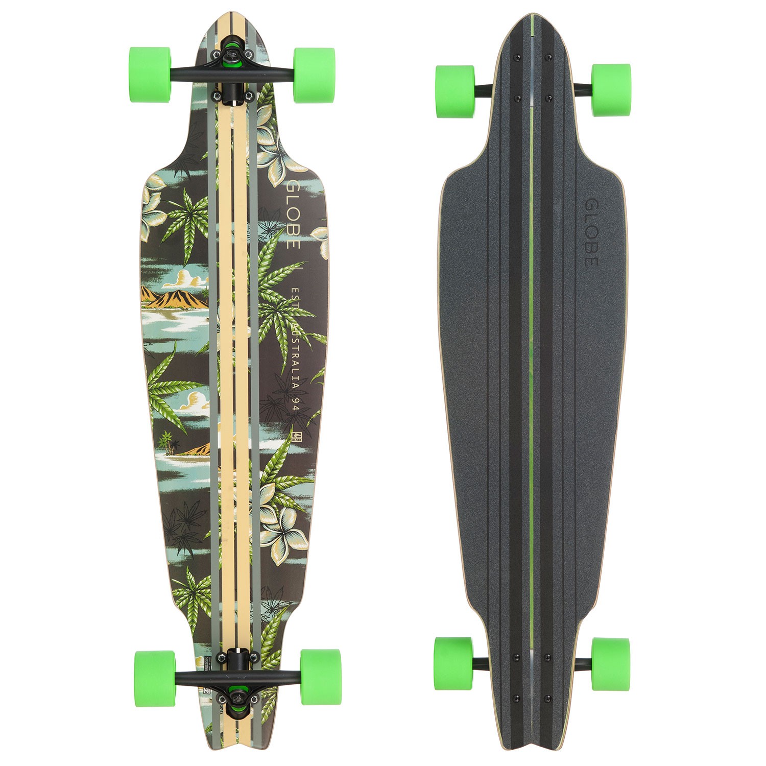 Longboard Globe Prowler vintage black/pakalolo Snowboard Zezula