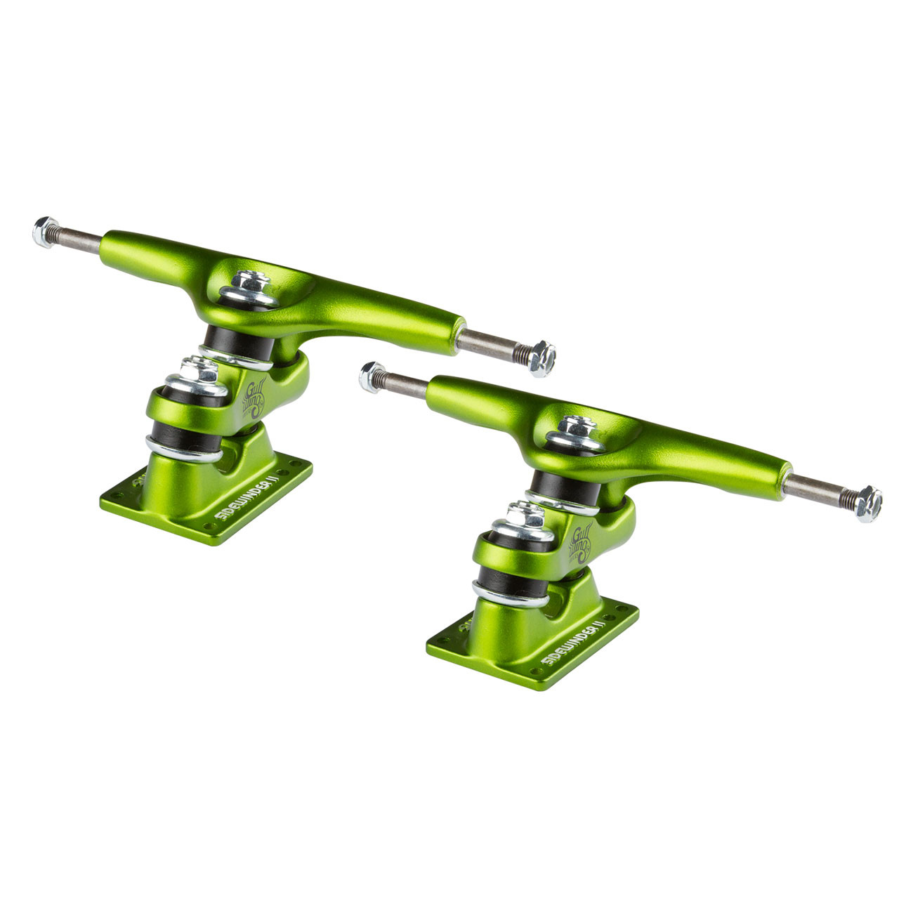 Longboard truck Gullwing Sidewinder II lime | Snowboard Zezula