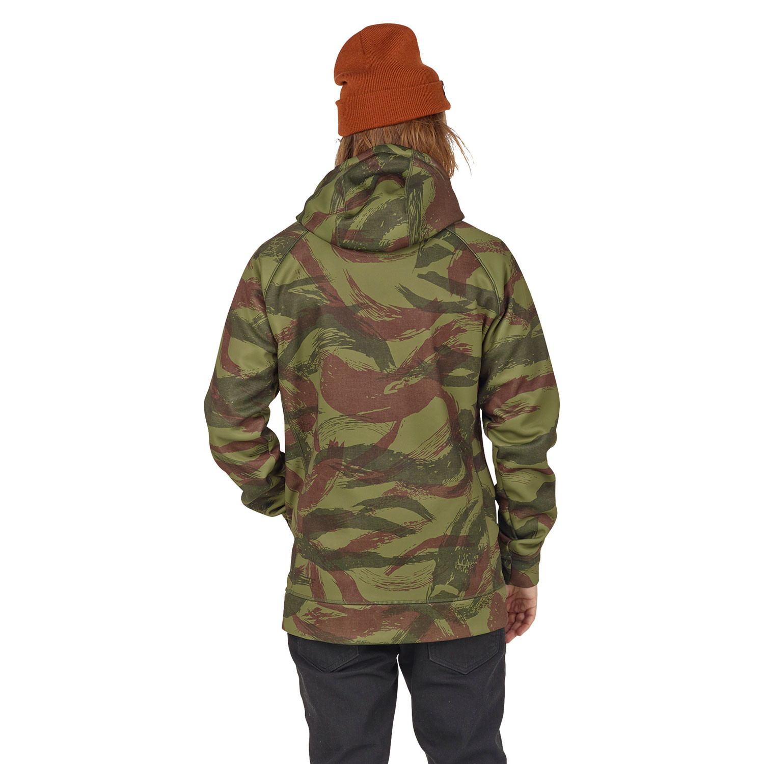 burton camo hoodie