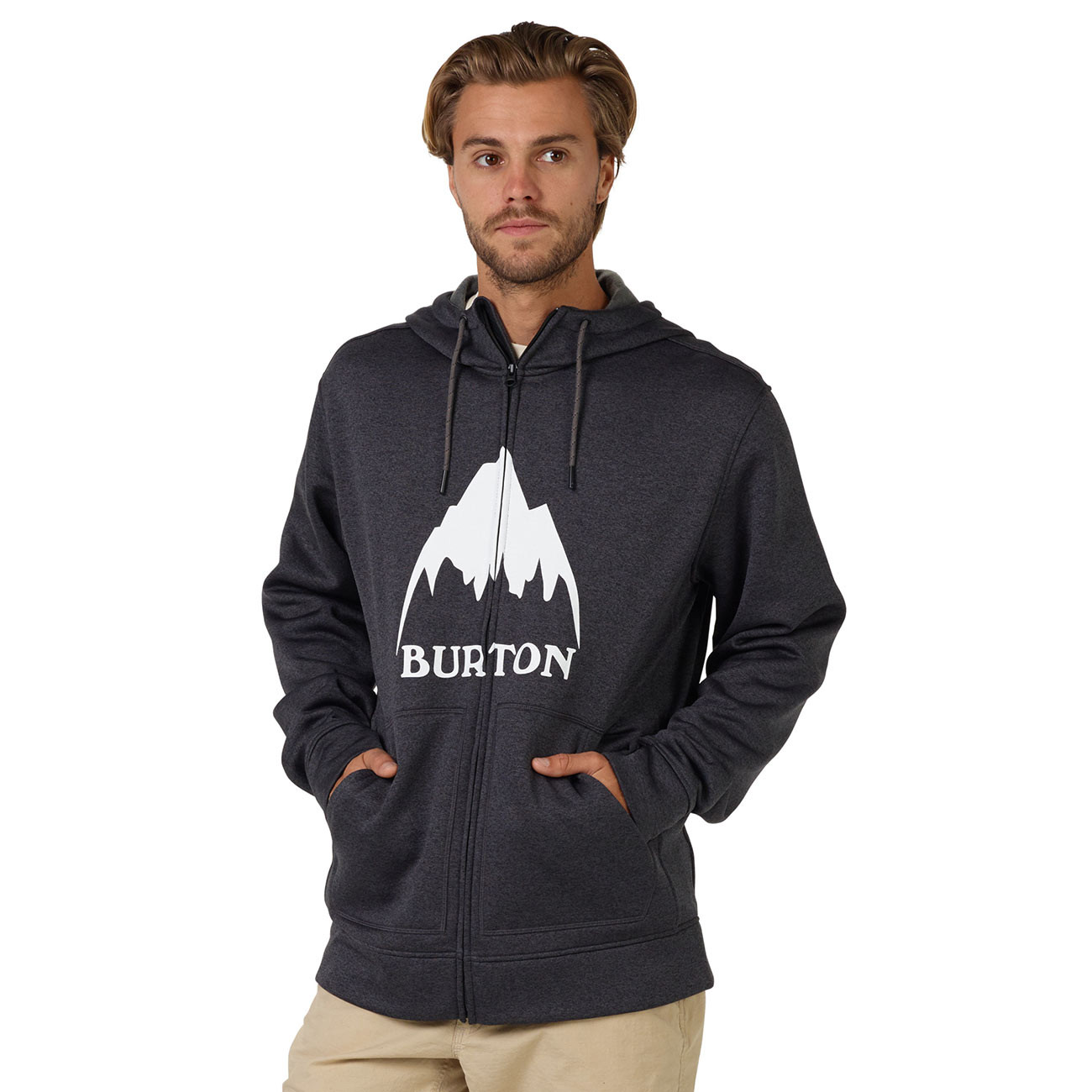 burton black hoodie