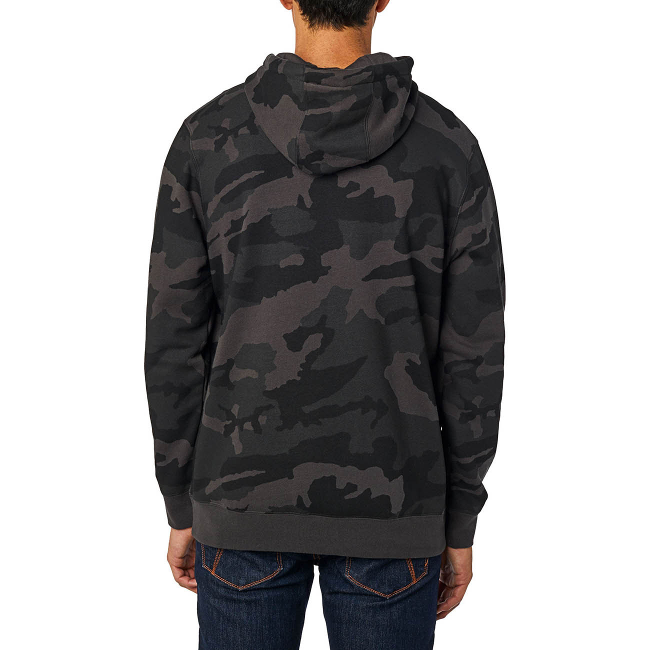 Hoodie Fox Legacy Moth Camo Pullover black camo | Snowboard Zezula