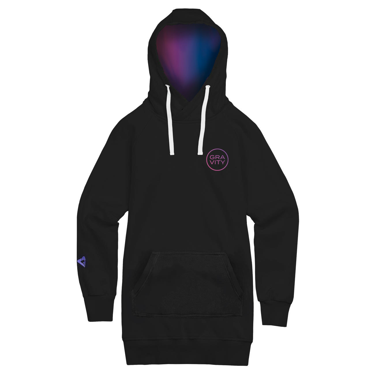 rainbow black hoodie