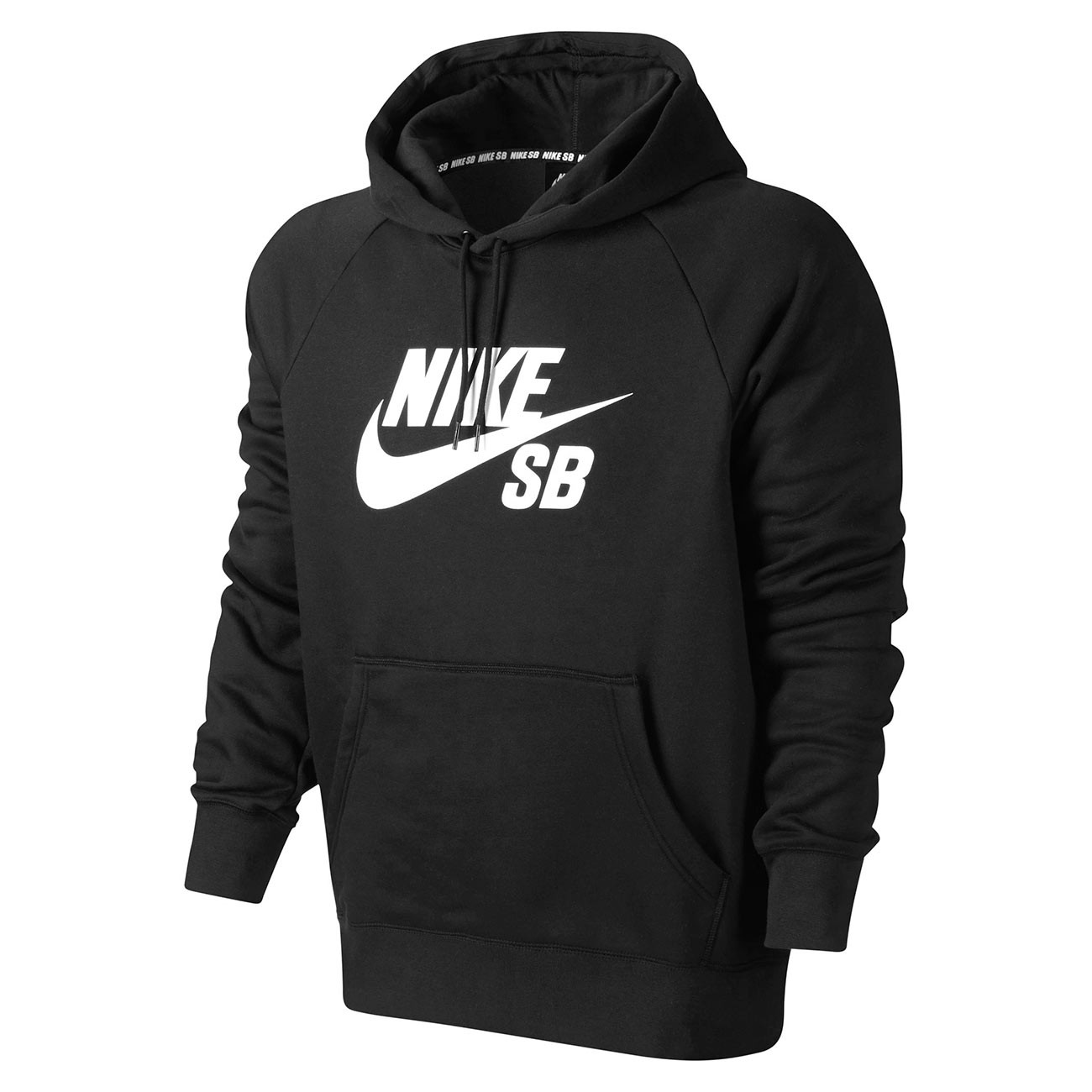 Nike SB Icon Pullover Hoodie black/white | Snowboard Zezula