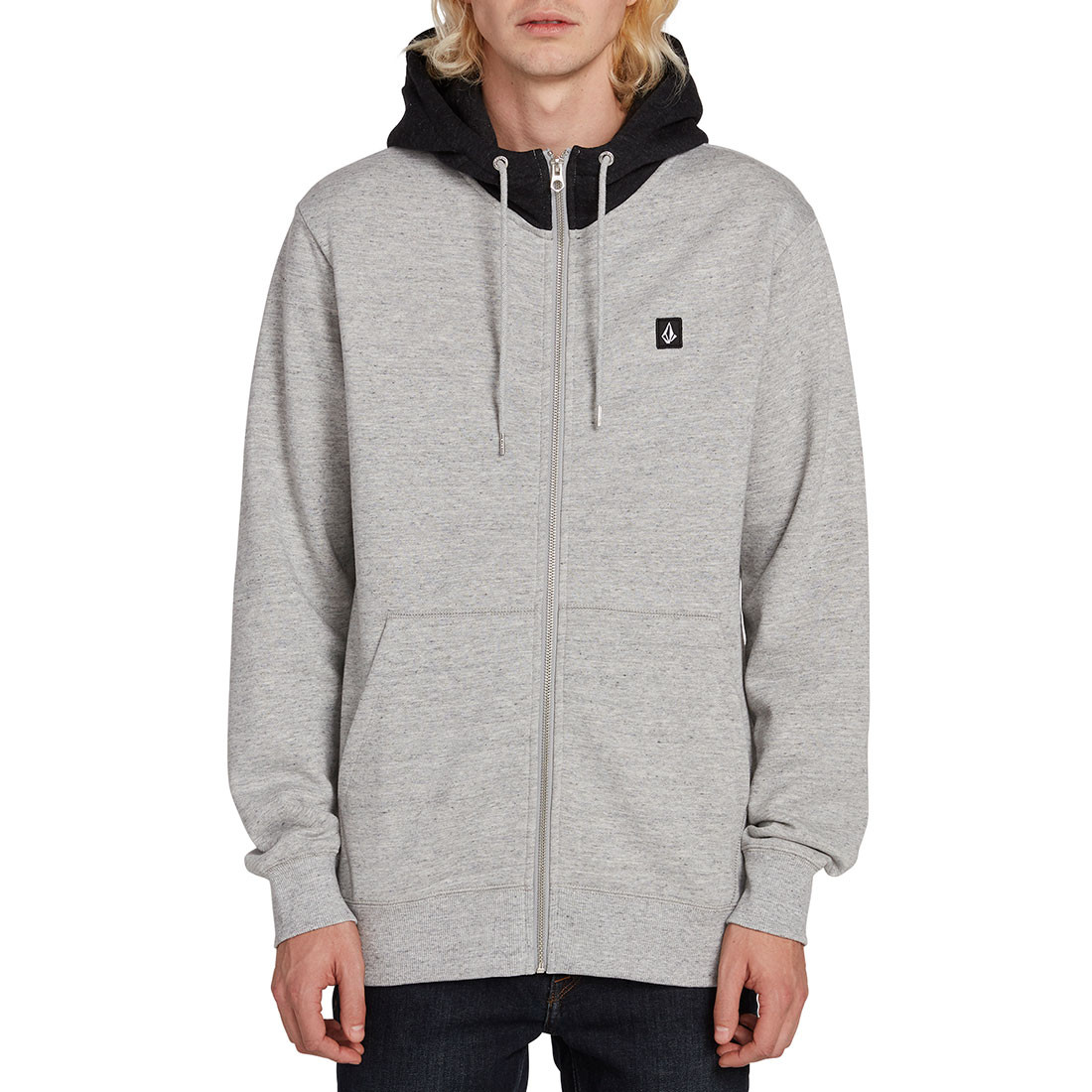 volcom single stone zip hoodie