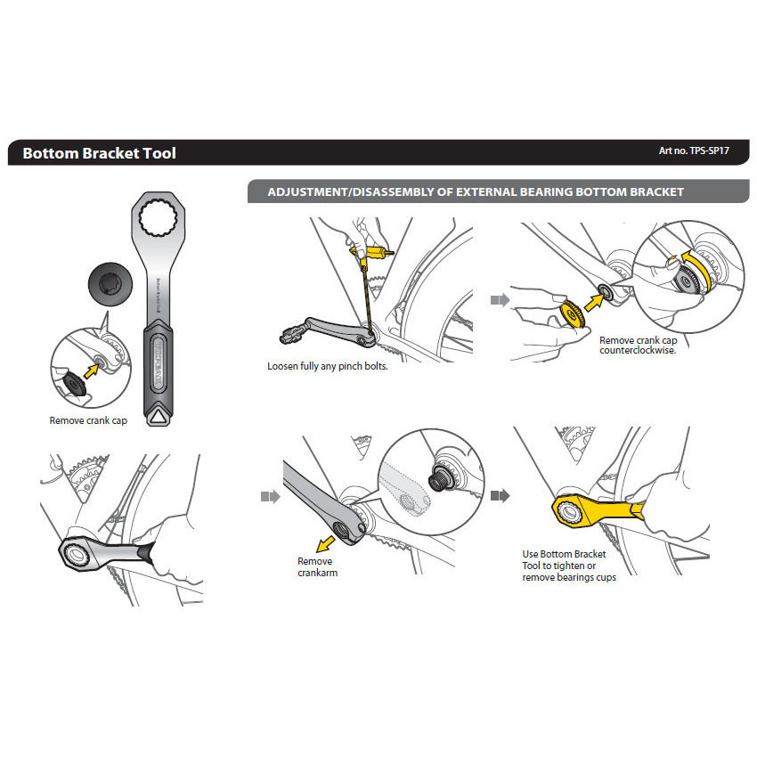 topeak external bottom bracket tool