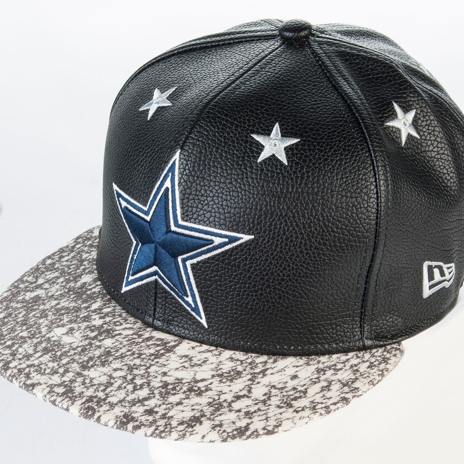 dallas cowboys leather cap