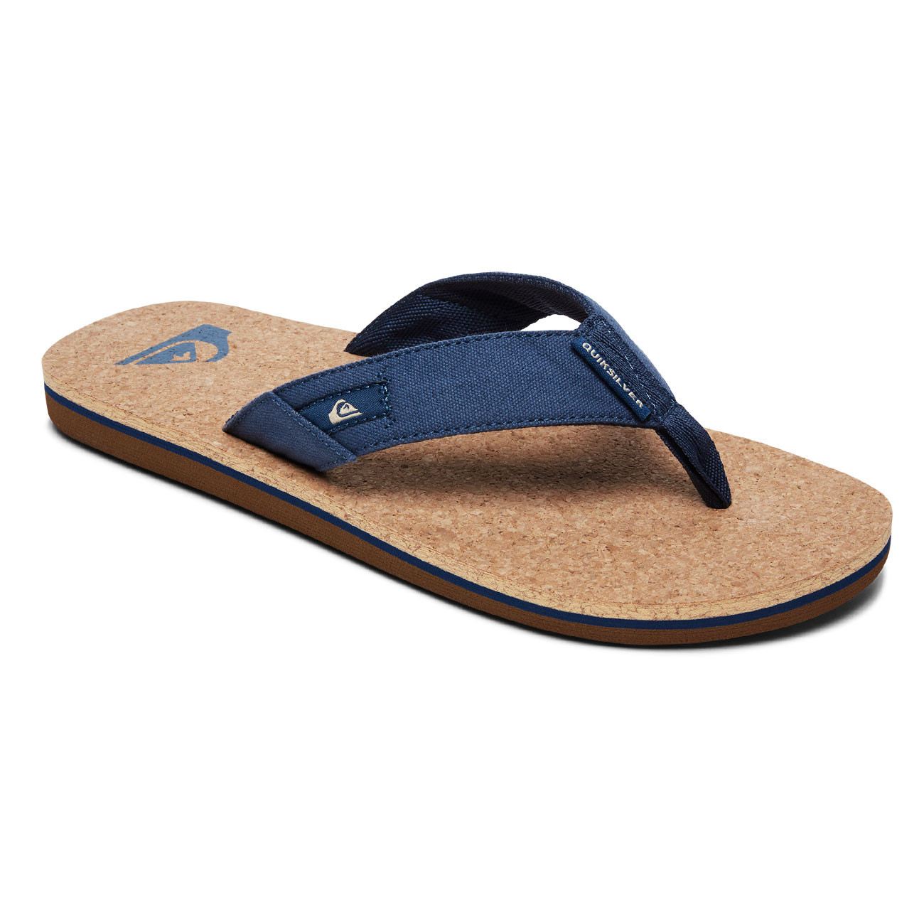 quiksilver brown flip flops