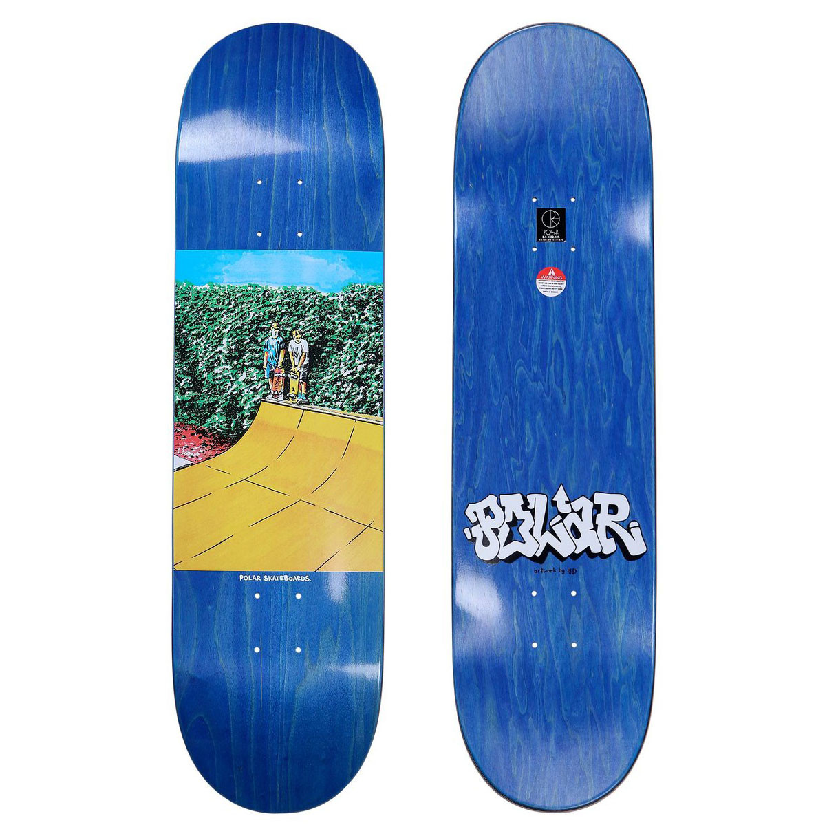 Skate decks Polar Iggy boys on ramp 8.25 Snowboard Zezula