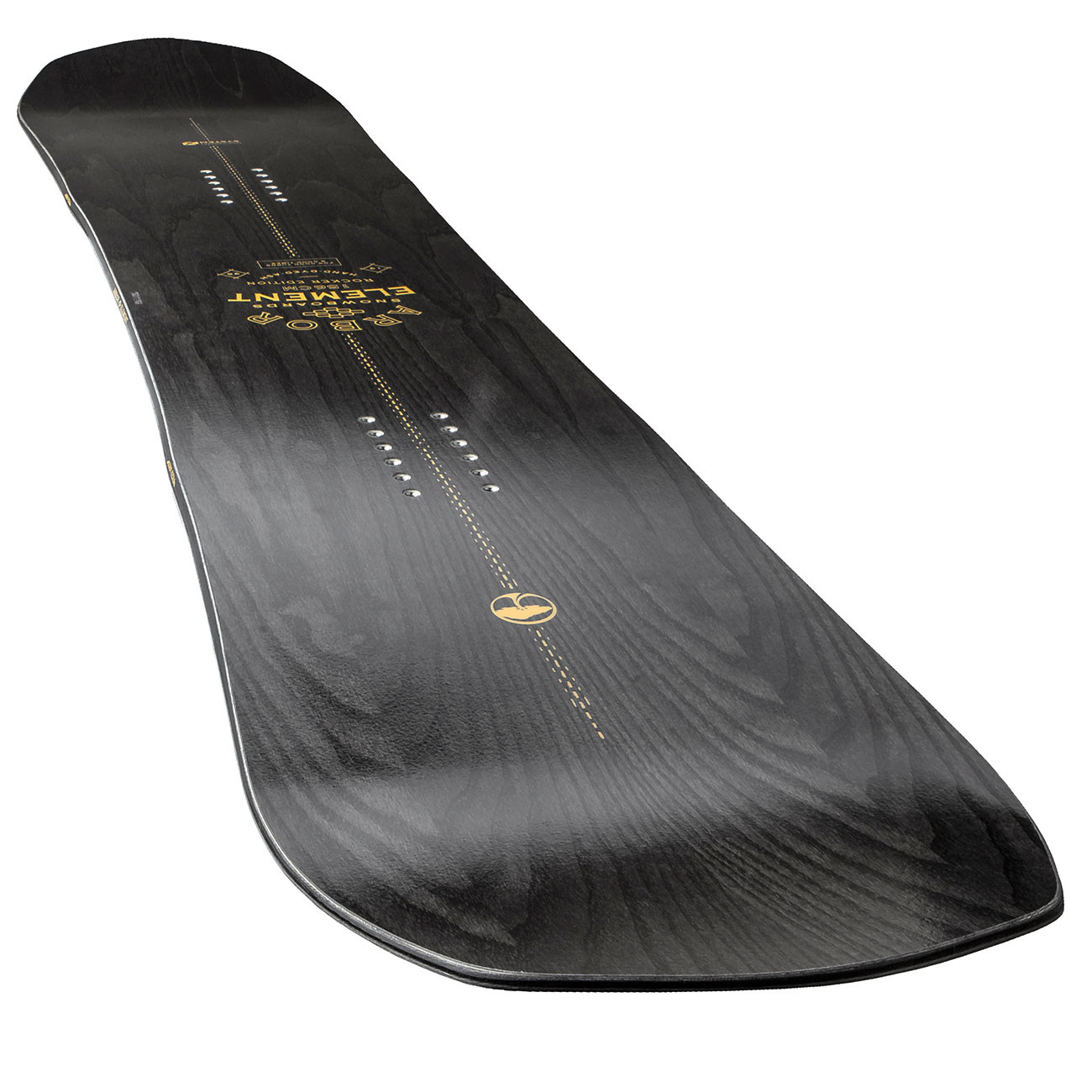 arbor element black rocker snowboard 2020