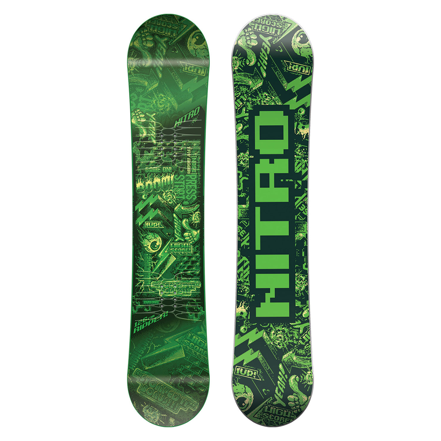Nitro Ripper Kids Green Snowboard Zezula