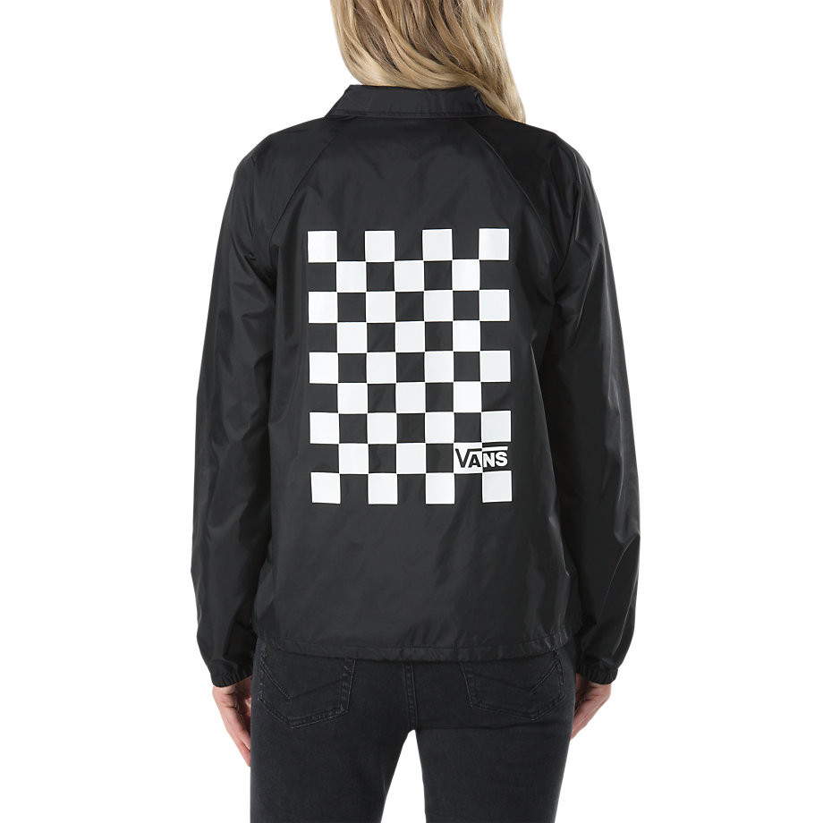 checkered vans jacket