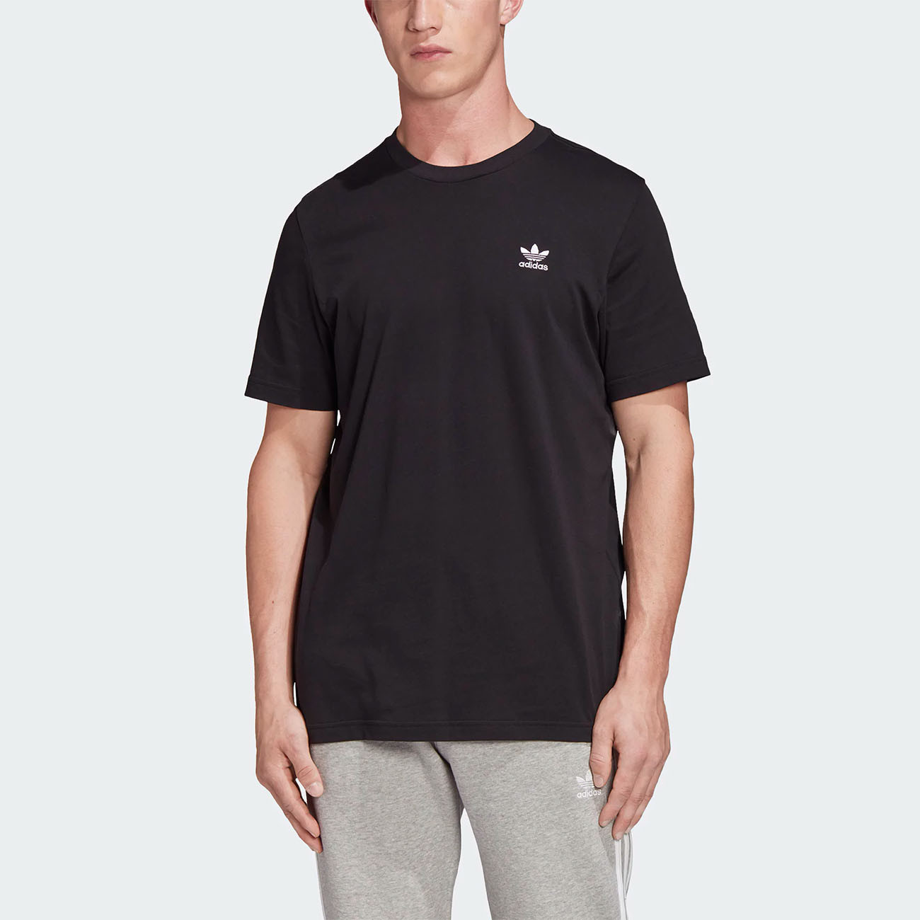 black addidas shirt