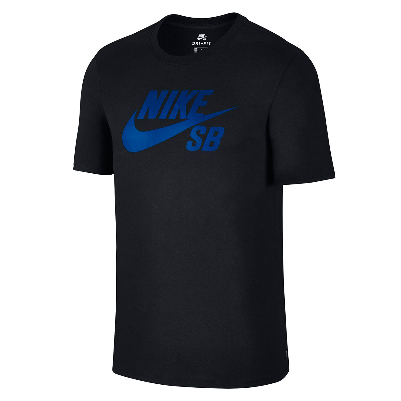 T-shirt Nike SB Logo black/hyper royal | Snowboard Zezula