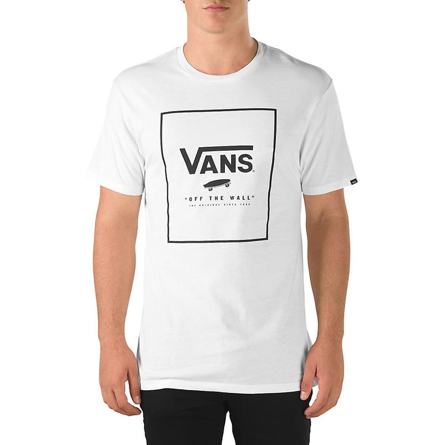 white t shirt vans