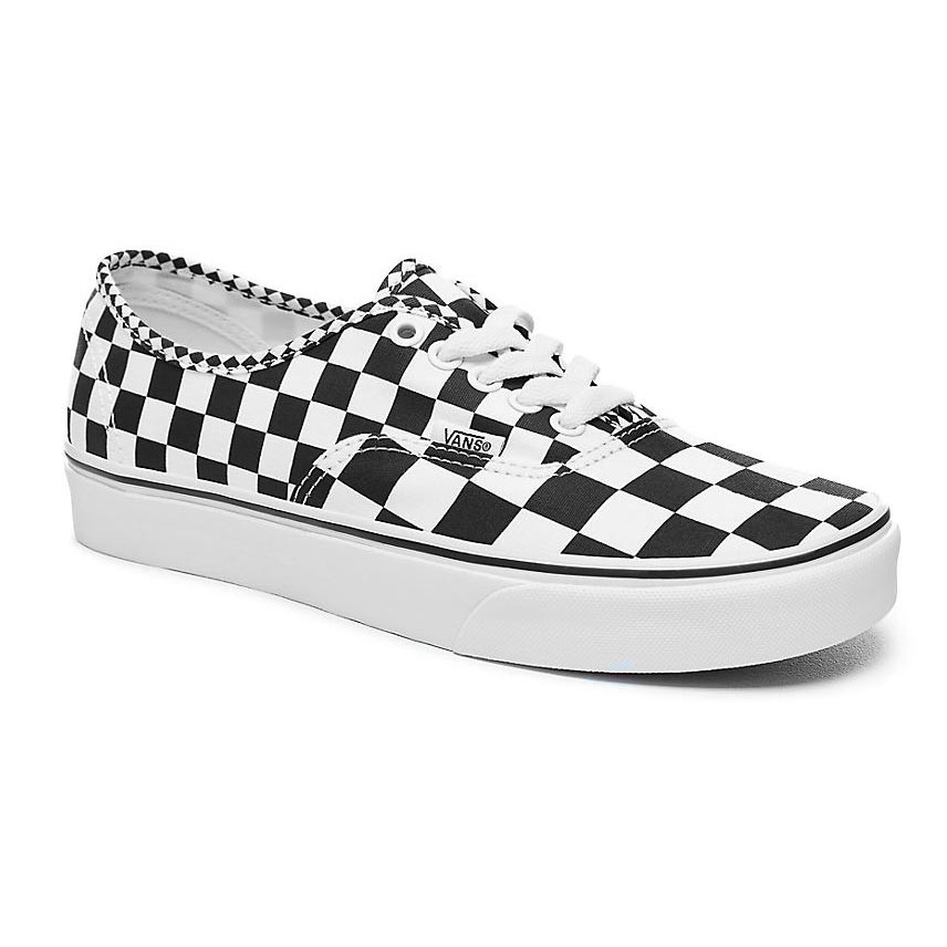 mix checker authentic shoes