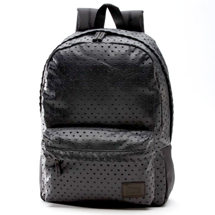 vans leather backpack