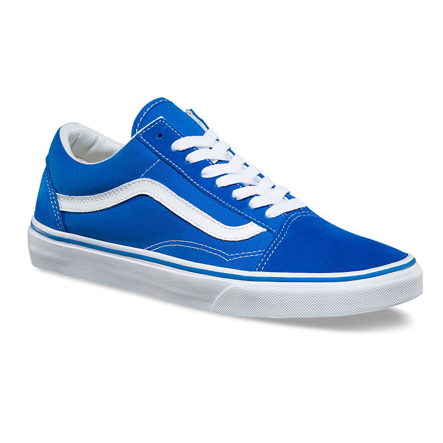 vans suede old skool blue