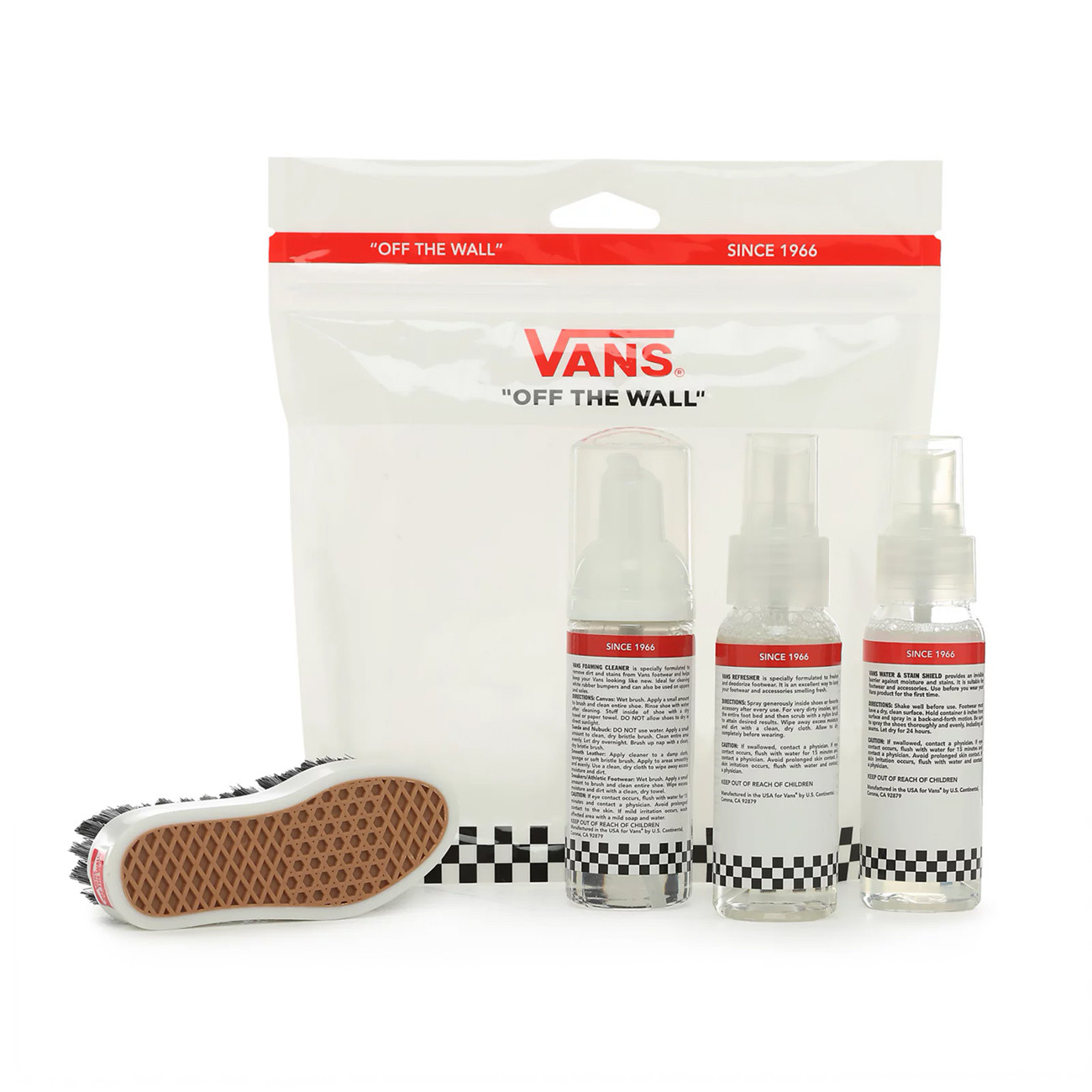Vans Shoe Care Travel Kit white 