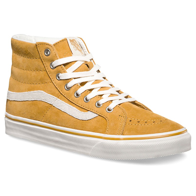 Vans Sk8-Hi Slim scotchgard amber gold 