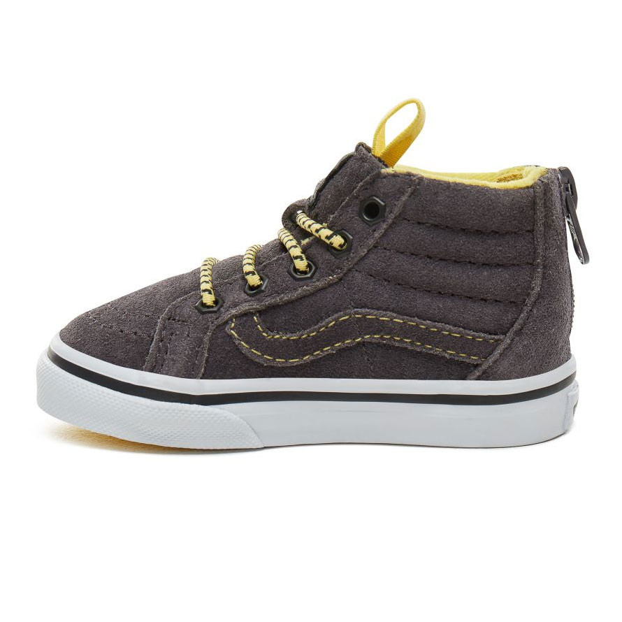 Skate shoes Vans Sk8-Hi Zip Mte yellow/grey | Snowboard Zezula