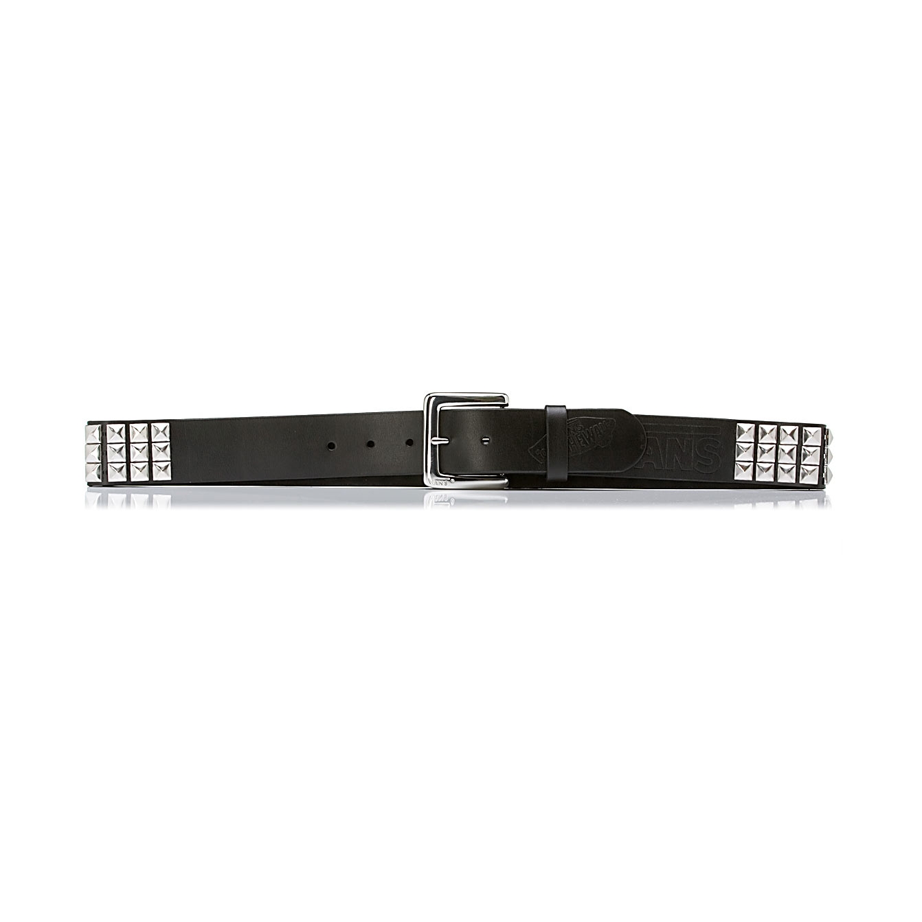 vans studded leather belt