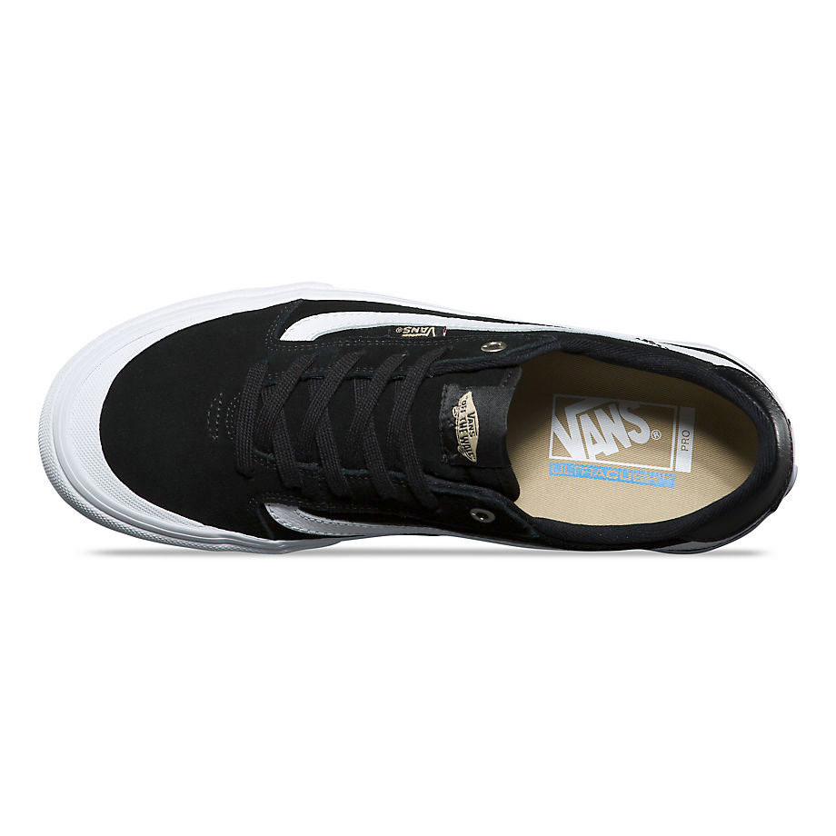 vans style 112 pro black white