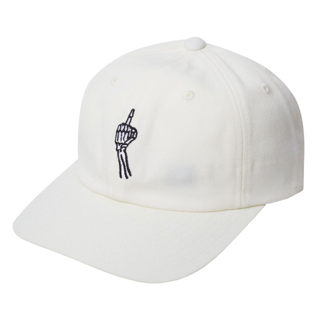 white volcom hat